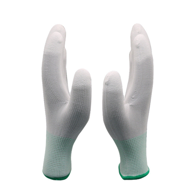 Antistatische Zwarte Nylon Ondergedompelde ESD de Handschoenenpu van het Veiligheidswerk Touchscreen Extreme Greep
