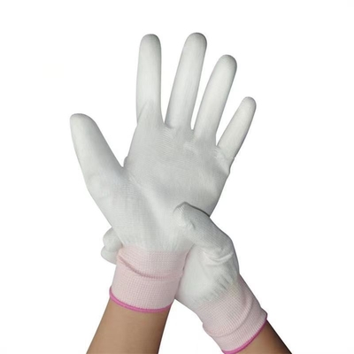 Nylon die Antistatische het Werkhandschoenen werken 13 de Vezel Hoogste Geschikte ESD van de Maat Naadloze Koolstof Handschoenen