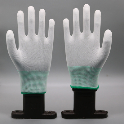 Katoenen van de veiligheidsinspectie ESD Witte Grey Hand Antistatic Gloves For Elektronika
