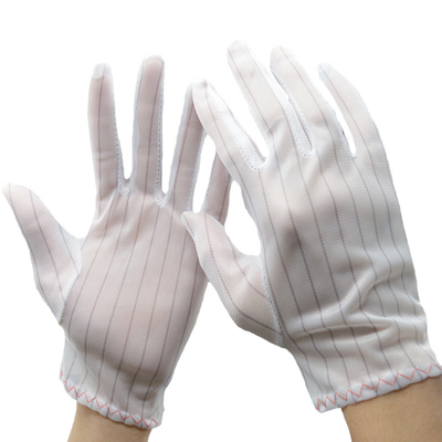Polyester Antistatisch ESD Handschoenenpluksel - vrije pvc Gestippelde ESD Handschoenen