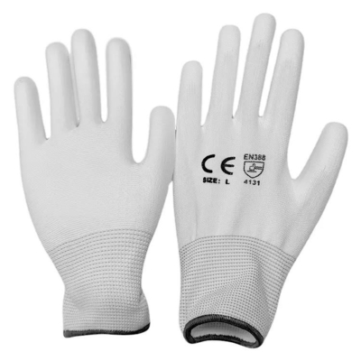 Het polyurethaan bedekte 13 van de Maatpolyester Antistatische ESD Pu Ondergedompelde de Veiligheidshandschoenen met een laag van de Voeringshyflex