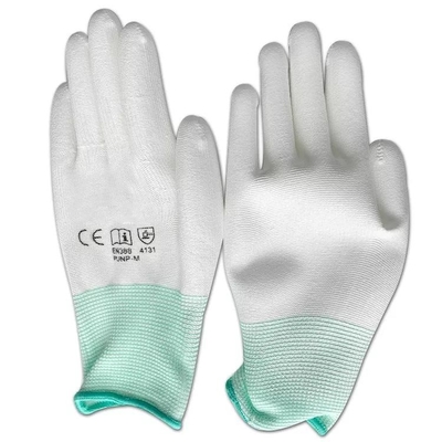 Het polyurethaan bedekte 13 van de Maatpolyester Antistatische ESD Pu Ondergedompelde de Veiligheidshandschoenen met een laag van de Voeringshyflex