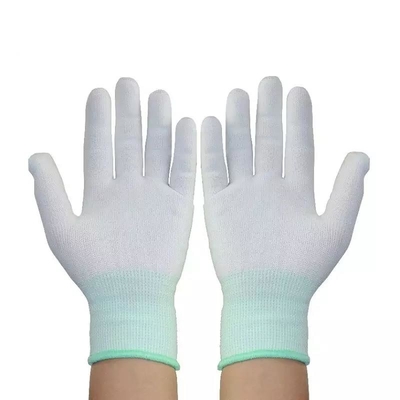 Het Werk Antistatische Esd van Pu Elektronische Handschoen met pvc Dot Coated