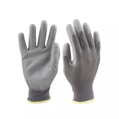 Het nylon breide Anti Elektrostatische Handschoenenpu Met een laag bedekte Cleanroom Palm Geschikte ESD Veiligheidshandschoenen
