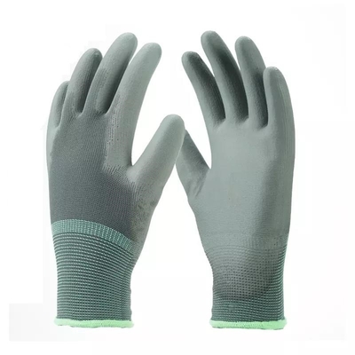 Het nylon breide Anti Elektrostatische Handschoenenpu Met een laag bedekte Cleanroom Palm Geschikte ESD Veiligheidshandschoenen