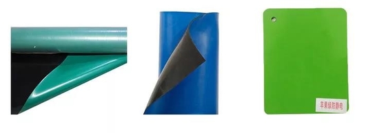 Elektronische ESD van de Productiediensten Lijstmat 120cm X 60cm Blauw Zwart Grey Green