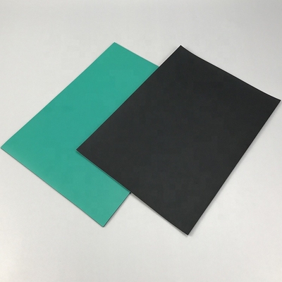 Blauwgroene Zwarte 2mm 3mm Elektrostatische Huid ESD Rubbermat for workbench