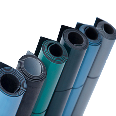 De langdurige Vinylesd Antistatische Vloer Mat Customized Size Blue Color van pvc