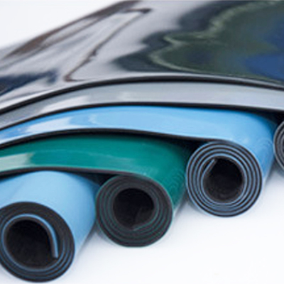De langdurige Vinylesd Antistatische Vloer Mat Customized Size Blue Color van pvc