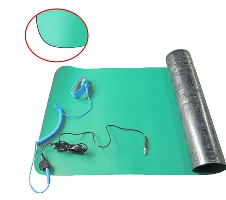 Groene 1.2mx10m 2mm ESD Antistatisch Rubbermat for workbench table