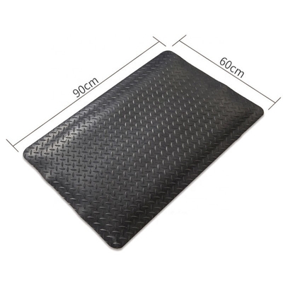 Zwarte en Gele Antistatische Geleidende Cleanroom ESD Antimoeheid Mat With Lock
