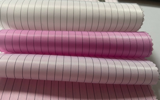Blauwe Antistatische ESD Stoffen Antistatische Cleanroom Geleidende 5mm/4mm Net/Strookstoffen