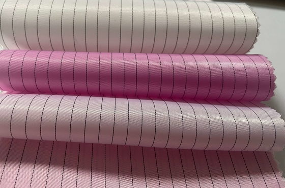 Blauwe Antistatische ESD Stoffen Antistatische Cleanroom Geleidende 5mm/4mm Net/Strookstoffen