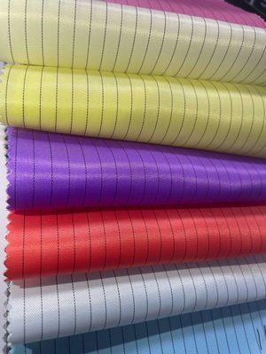 De antistatische Cleanroom Stofdichte 5mm van de Polyesterripstop ESD van de Net Eenvormige Doek Antistatische Stof voor Workwear