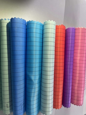 Antistatische ESD 5 mm/4 mm rasterstrip polyester stof 98% polyester + 2% geleidende gloeidraad