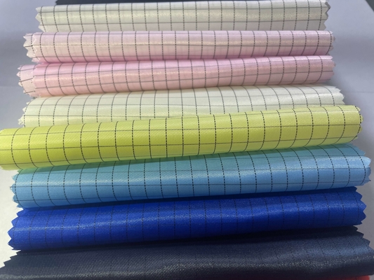 Polyester/Katoenen Antistatische ESD Stoffen Witte 100d*100d