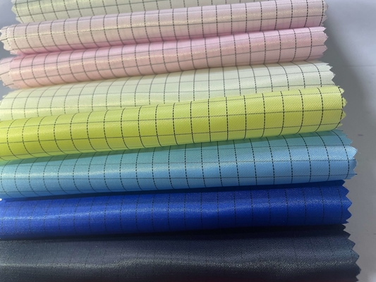 Polyester/Katoenen Antistatische ESD Stoffen Witte 100d*100d