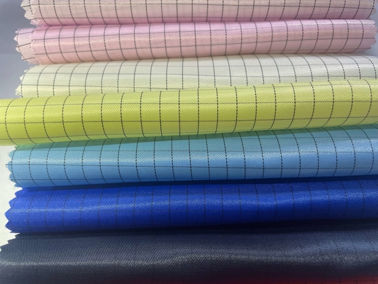 Polyester/Katoenen Antistatische ESD Stoffen Witte 100d*100d