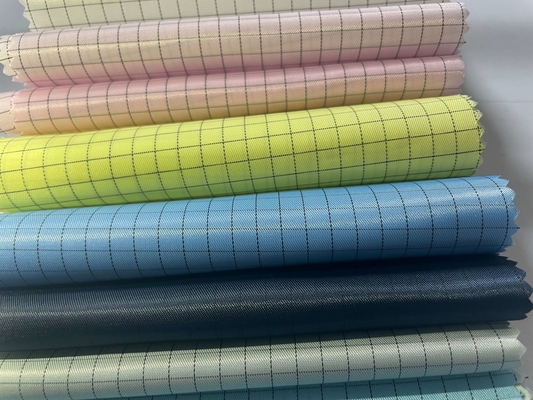 Antistatische Geleidende 65%-Polyester35% Katoenen Keperstofstof voor Esd Kleding