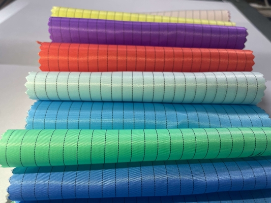 130GSM antistatisch ESD polyester 5 mm streep polyester koolstof ESD-stof