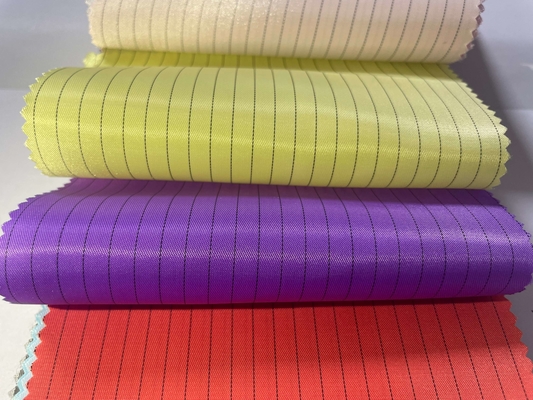 130GSM antistatisch ESD polyester 5 mm streep polyester koolstof ESD-stof