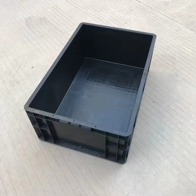 Antistatische Geleidende Cleanroom ESD de Containersesd van Baktray with dividers black antistatic Plastic Doos met Dekking