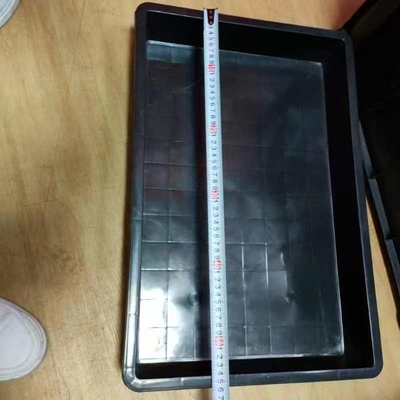 De kleine Zwarte Esd Veilige Bak Geleidende Ic van de de Dooscontainer van Delentray anti static memory tool Doos van Eurostat Esd met Dekking