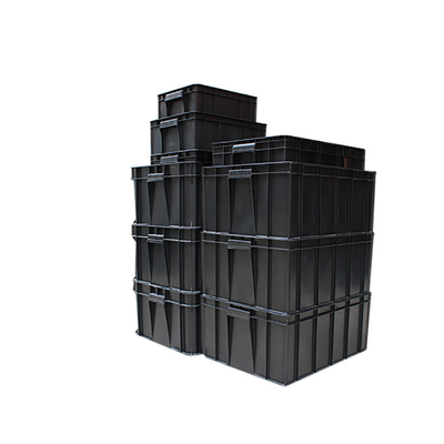 Antistatische Esd Plastic Tray Container Esd Component Tray Antistatische Bak Geleidende Dozen voor Elektronika