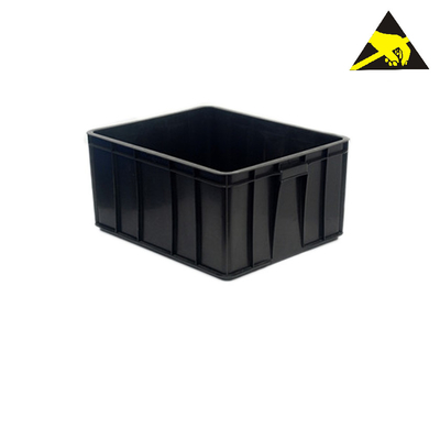 ESD de Plastic Tray Box Bins Pp Folding Logistische Geleidende Antistatische Raad Groot Tote Box van Opslagdozen