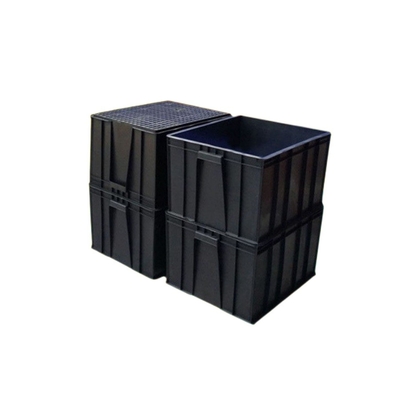 Esd Golfesd van de Doos Plastic Container Antistatische PCB die Esd Transparant Tray Anti Static Storage Boxes voor PCB verpakken