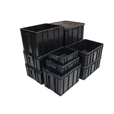 Esd Antistatisch Esd van de de Opslagdoos van PCB van de de Rekken Geleidend Plastic Container van de Opslagdoos de Bakkenesd Geval met Deksel