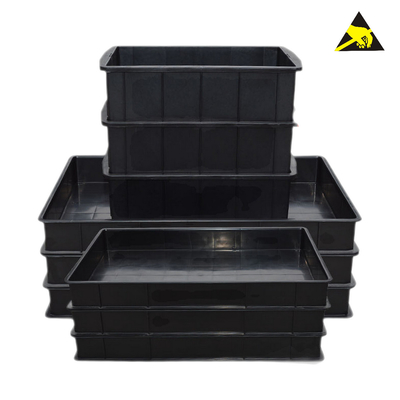 ESD van de de Componentenopslag van pp de Antistatische Dozen van Containertray pallet bin anti-static conductive