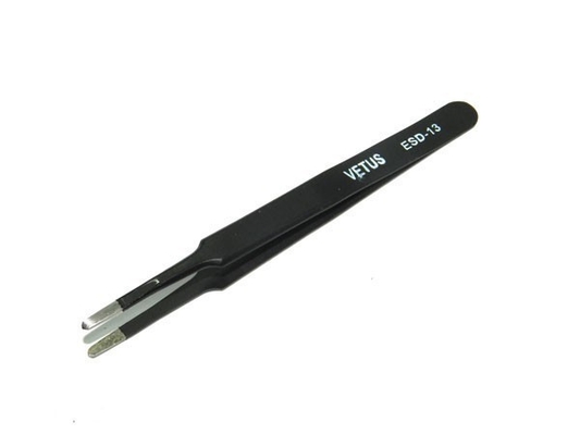 ESD Industrieel Duurzaam Vetus Lash Tweezers Stainless Steel Curved Pincet