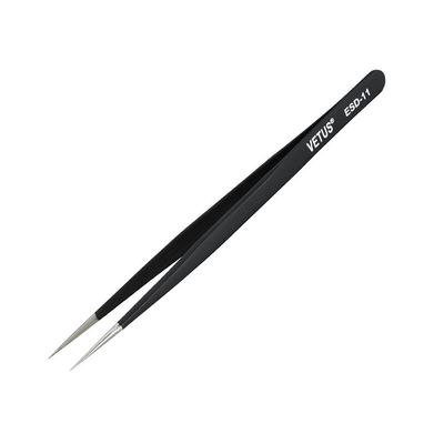 ESD Industrieel Duurzaam Vetus Lash Tweezers Stainless Steel Curved Pincet