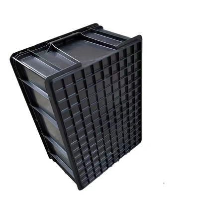 Kleine ESD Veilige Plastic Dozen 350*265*125mm Antistatische Bak Glanzende Laminering