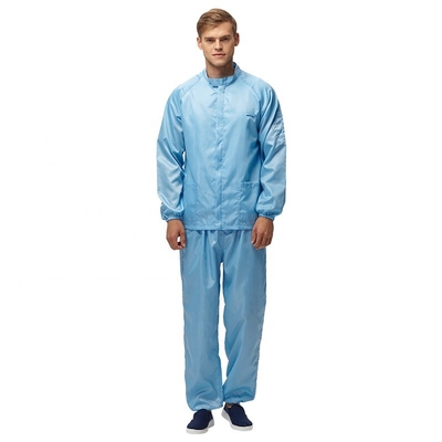 Antistatische ESD van de de Polyester2% Koolstof van het het Werkkostuum 98% Schone de Zaal Kleren