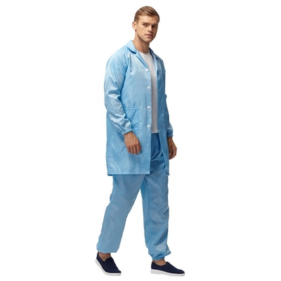Antistatische ESD van de de Polyester2% Koolstof van het het Werkkostuum 98% Schone de Zaal Kleren