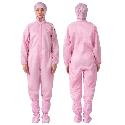 Geleidend Vezel Antistatisch Algemeen ESD Unisex-Overjascleanroom Kostuum