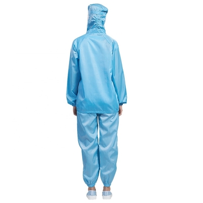 Stofdichte Workshopesd Antistatische Kledingstukken Eenvormige Ritssluitingen voor Cleanroom
