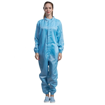 In te ademen Antistatische Kledingstukken ESD Stofdichte Unisex-Jumpsuit met Ritssluiting