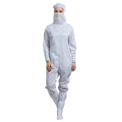 Elektronische ESD van de Industrie Witte Antistatische Kledingstukken de Tribunekraag van Laboratoriumlagen