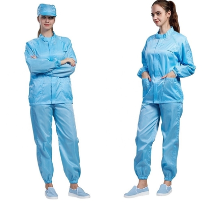ESD van het de zomer Elektronische Antistatische Kostuum Cleanroom Steriele Laboratoriumlaag