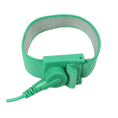 Geribd Antistatisch ESD Spiraalvormig de Kabel Elektrostatisch Gebied van de Polsriem