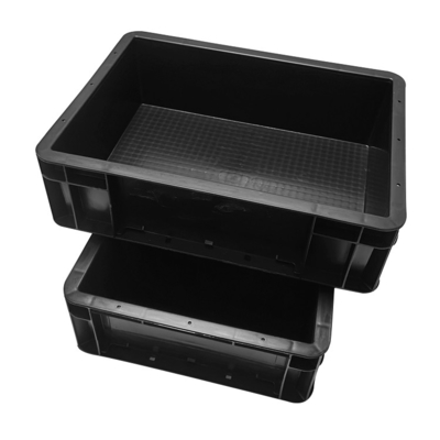 ESD Geleidende Plastic Dozen Zwart Antistatisch Golftote box