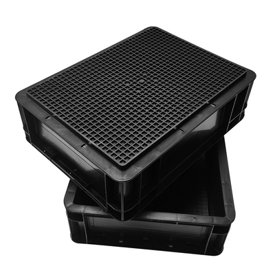 ESD Geleidende Plastic Dozen Zwart Antistatisch Golftote box