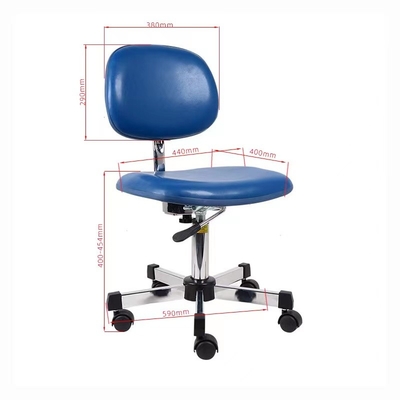 ESD Ergonomische de Hoogte Regelbare Antistatisch van de Laboratoriumstoel voor Cleanroom