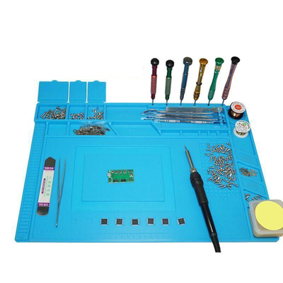 Uitrusting van Mat Soldering Insulation Work Station van de silicone de Antistatische Reparatie
