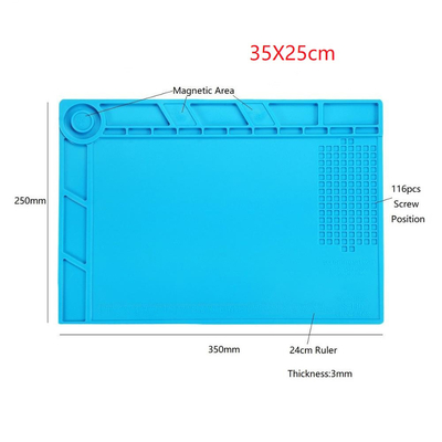 Het Stootkussen ESD Antistatisch Solderend Mat Heat Resistant Repair Tools van het lassensilicone