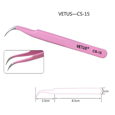 Vetus ESD 15 het Roestvrije staalpincet van Eyebow van de Pincet Antistatisch Precisie