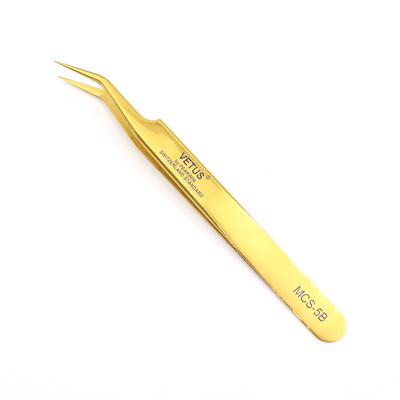 De Wimperuitbreiding Vetus Lash Tweezers Stainless Steel van de meeëterverwijdering